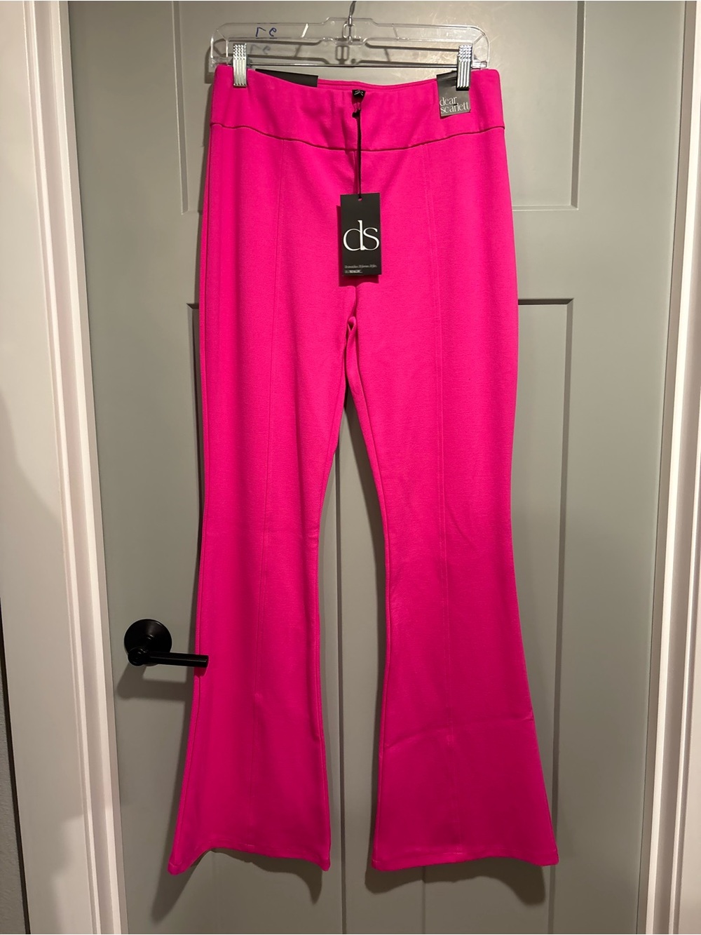 Pink Flared Bottoms